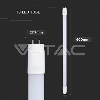 V-TAC PRO LED trubica T8 G13 60cm 10W 4000K