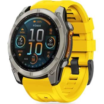 Tech-Protect silicone garmin fenix 5 / 6 / 6 pro / 7 / 8 (47 mm) / e yellow (5906302377237)