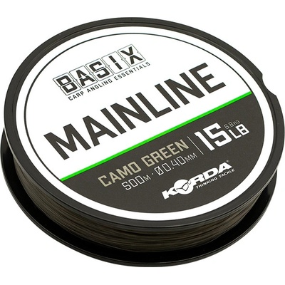 Korda Basix Main Line Camo Green 500 m 0,40 mm 6,8 kg