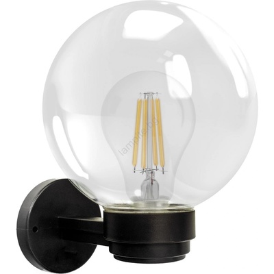 Brilagi - Външно стенно осветително тяло HARBOR 1xE27/40W/230V IP33 черно/прозрачно (BG3639)