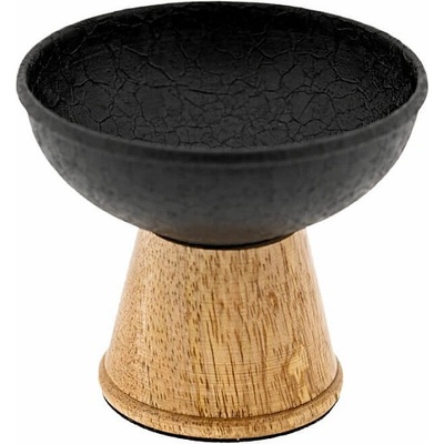 Nefertitis Kadidelnice kovová kalich Black Elaia NF54110 - cca 9 x 8 cm – Zboží Dáma