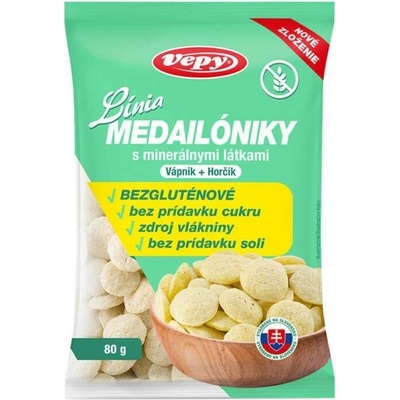 Vepy - Línia medailónky s minerály bez lepku 80 g