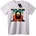 NOONEBRAND Тениска Музика Включена Свят Изключен - 7XL, White