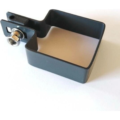 Objímka pro 3D panel light, koncová, antracitová poplastovaná