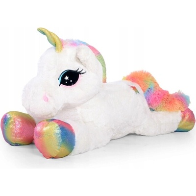 Rappa Veľký plyšový jednorožec biely Funkie 85 cm