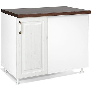 Matis Кухненски шкаф долен ъглов с една врата rustic du100 бял