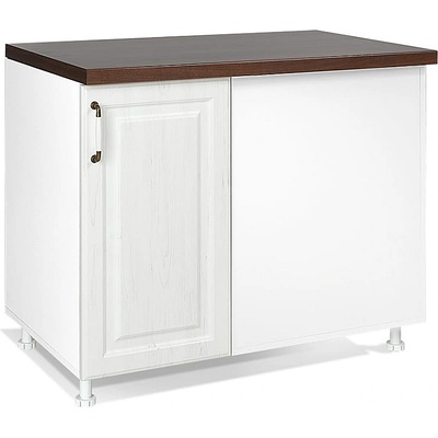 Matis Кухненски шкаф долен ъглов с една врата rustic du100 бял