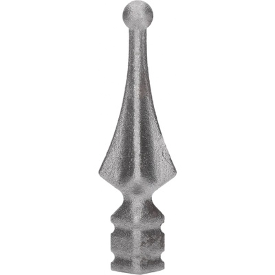 Špic 125x30mm, napojení 20x20mm, bez povrchové úpravy