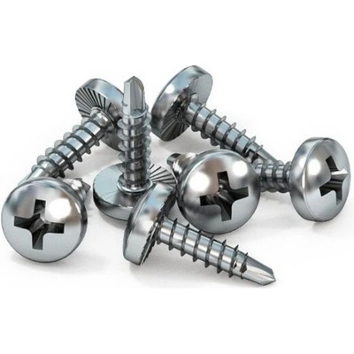 Šroub Tex hlava půlkulatá LB 100ks/bal – 3,5 × 9,5 mm