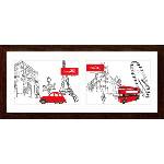 STYLER Рамка за снимки Japan 15 x 37 см тъмнокафява (RA-13195)