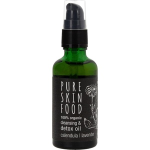 Pure Skin Food Почистващо и детоксикиращо масло, невен - лавандула - 50 мл