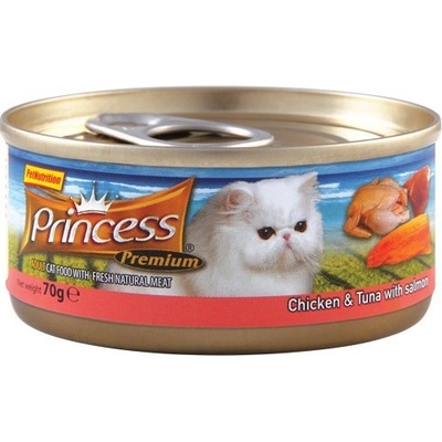 Princess Tins Kurča, Tuniak, Losos 70 g