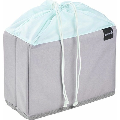 Keeeper Úložný box, 29,5 × 13 × 22,5 cm, 9 l, sivo-modrý, 1229562400000