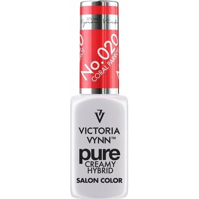 Hybridní lak barevný lak Victoria Vynn 020 Coral Parrot 8 ml