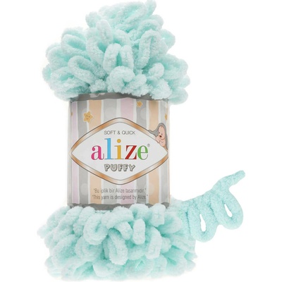 Alize Puffy 100g Farba: svetlá mentolová 15