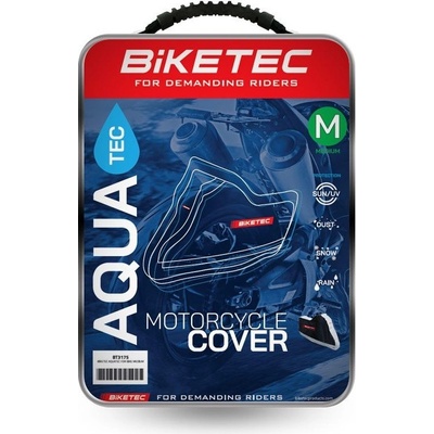 Biketec Aquatec čierna/strieborná M