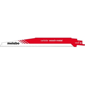 Metabo - Пилен лист за дърво и метал, 6-8 TPI, дължина 225 мм 626560000 (626560000)