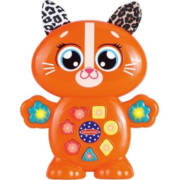 Infunbebe Интерактивно коте с ефекти 16 см