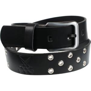 Leather & steel fashion Колан Луцифери - черен - lsf2 43