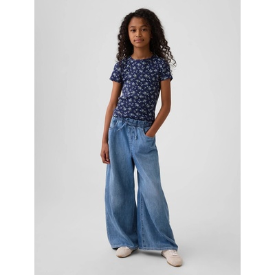 GAP 886572-00 Dětské džíny Mid Rise Baggy Tmavě modrá – Zboží Mobilmania