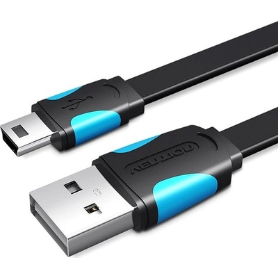Vention VAS-A14-B150 USB2.0 na miniUSB, 1.5m, černý