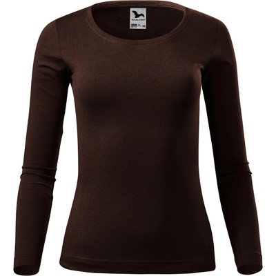 MALFINI Malfini fit-t long sleeve 169 / Дамска тениска с дълъг ръкав - кафе xxl (1692717)