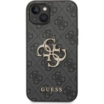 GUESS iPhone 14 Big Metal Logo Case grey (GUHCP14S4GMGGR)