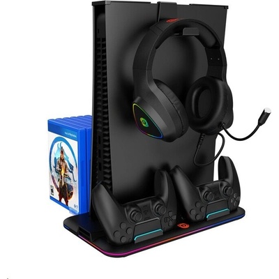 Canyon multifunkční chladící stojan PS5, černý