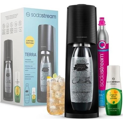 SodaStream Terra Black Ginger Ale Mpack