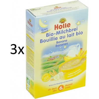 Holle Bio mliečna banánová 3 x 250 g