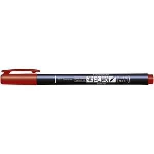 Tombow Marker Fudenosuke твърд червен (WS-BH25)
