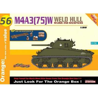 Dragon Model Kit tank 9156 M4A3 75 W Welded Hull 34 9156 1:35