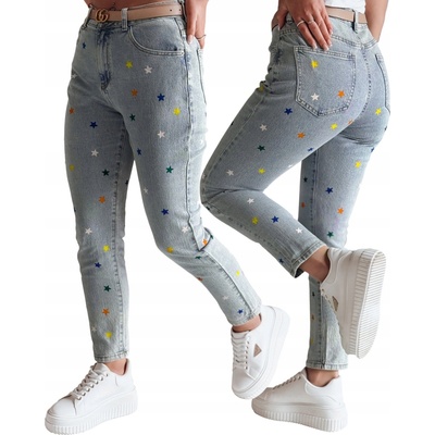 Dstreet Dámske džínsové nohavice slim fit SHINYFIT UY2452 modré