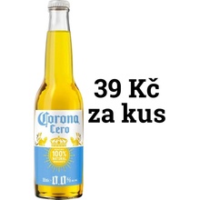 Corona Cero 0% 24 × 0,33 l (sklo)