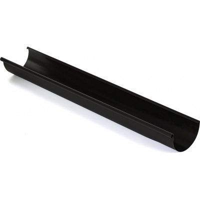 Evromat Žlab okapový 330 mm 2 m pozink černá