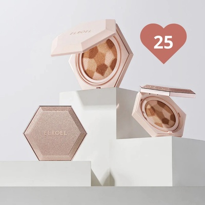 ELROEL Blending Compact Cushion make-up 25 medium beige 12,5 ml