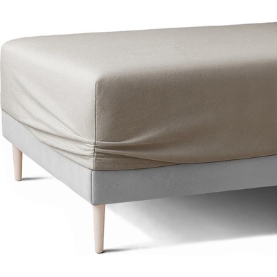 Takoy Napínací froté prostěradlo 160x200 béžové-HT-01018 | 160x200 cm prostěradlo