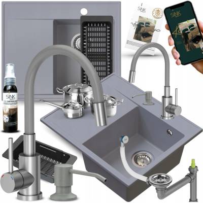 Sink Quality STILO šedá