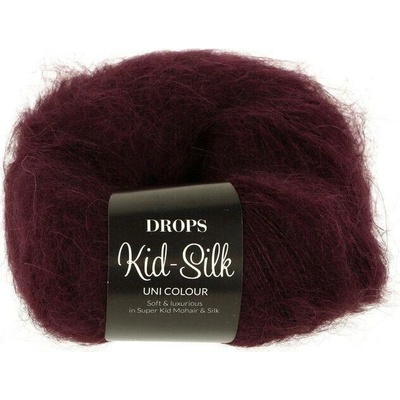 Drops Kid Silk UNI Colour 71 vínová