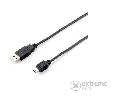 Equip 128521 USB 2.0 A->Mini5P kábel, samec/samec, 1,8m