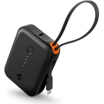 Spigen EA3010BT Аварийно зарядно устройство USB+Type-C гнездо 10000mAh, LED индикатор + фиксиран кабел Type-C, ЧЕРНО ABA09023 (ABA09023)
