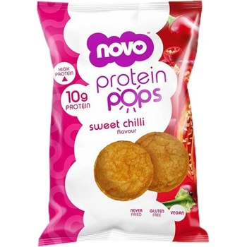 NOVO - Protein Bites Protein Pops | High Protein 10g Snack [45 грама] Сирене с люти чушки Халапеню