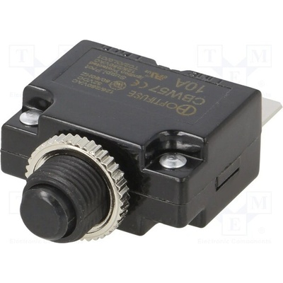 OPTIFUSE CBW57-PS-10A Pojistka: tepelná; 10A; Imax: 1kA; 125V,250V; 32VDC,50VDC