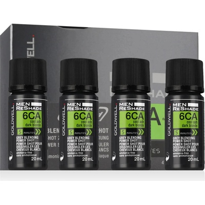 Goldwell Men Reshade 6CA Ash Cold / Dark Blonde 4 × 20 ml