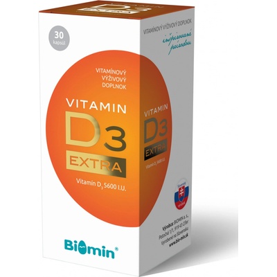 Biomin Vitamin D3 Extra 30 kapsúl