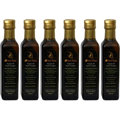 Orient House Arganový olej z Maroka na vnútorné použitie 6 x 0,25 l