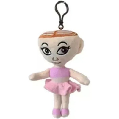 Talent Show Италиански Brainrot ключодържател, плюш, 10 см - Балерина Капучина (IBRBC)