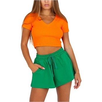 TEPLÁKOVÉ šortky -RV-SN-8069.12P-GREEN ZELENÉ