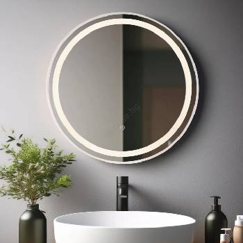 Globo 84035 - LED огледало RIVAS с подсветка, 10W, 230V, Ø 50 см (GL8007)