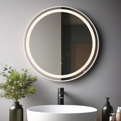 Globo 84035 - LED огледало RIVAS с подсветка, 10W, 230V, Ø 50 см (GL8007)